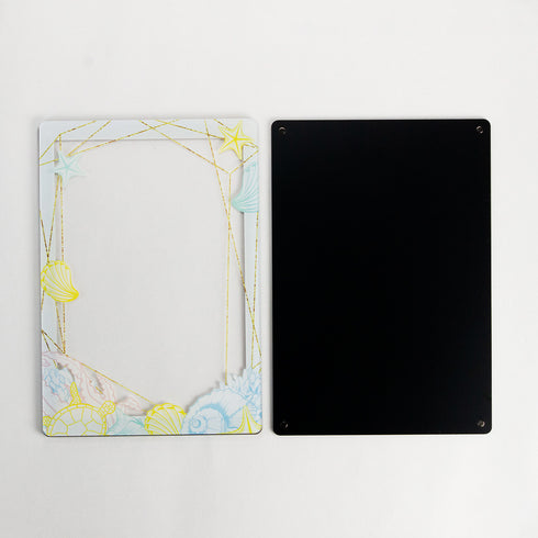 スキニースライド ポストカードフレーム シェルビーチ