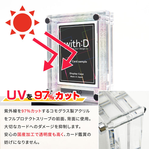 クリスタルBlock フルプロテクトver UV対策強化 アンティークレリーフ