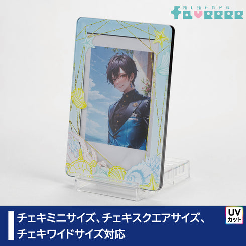 スキニースライド チェキフレーム シェルビーチ