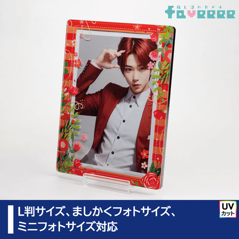 スキニースライド フォトフレーム ローズガーデン