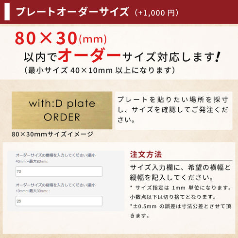 ネームプレート