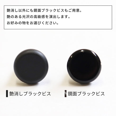 艶消しブラックビス